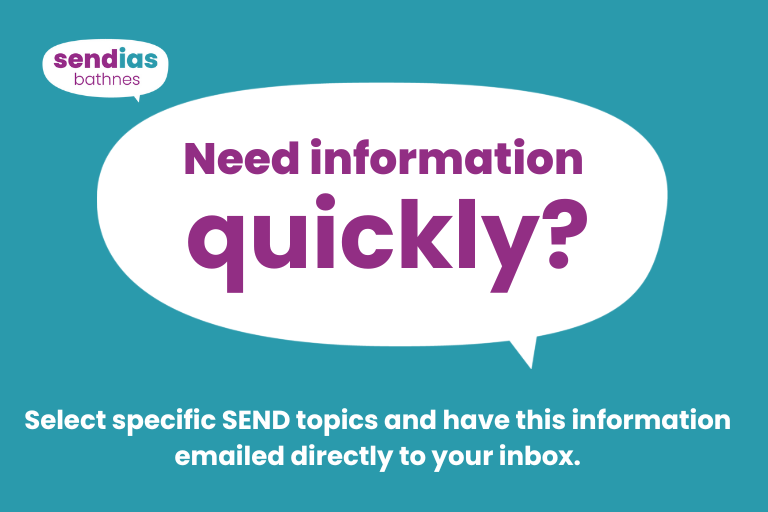 Image of speech bubble asking if you need information quickly
