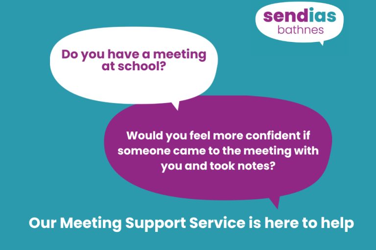 Image: Do you have a meeting at school. Would you like to use our Meeting Support Service?